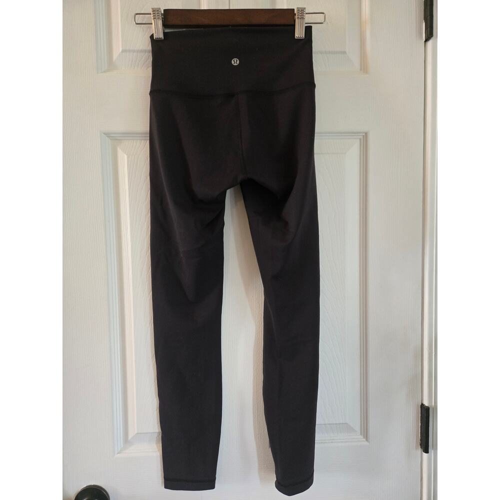 Lululemon Pink Crop Tank Top And Black Leggings Size 4 - Picture 10 of 16